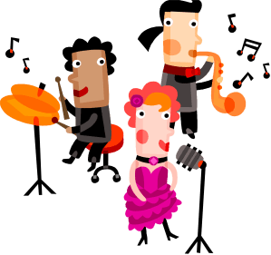 Clip art musicians