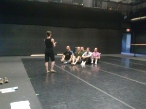 Penny Freeh with guys Test Pilot