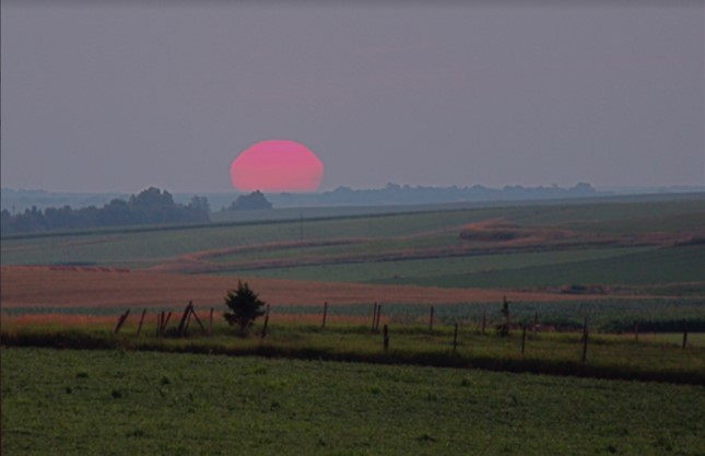 Gretchen Waldeland - Nebraska Sunrise over Field