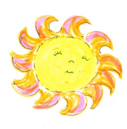 Nate Farley sketch of sun